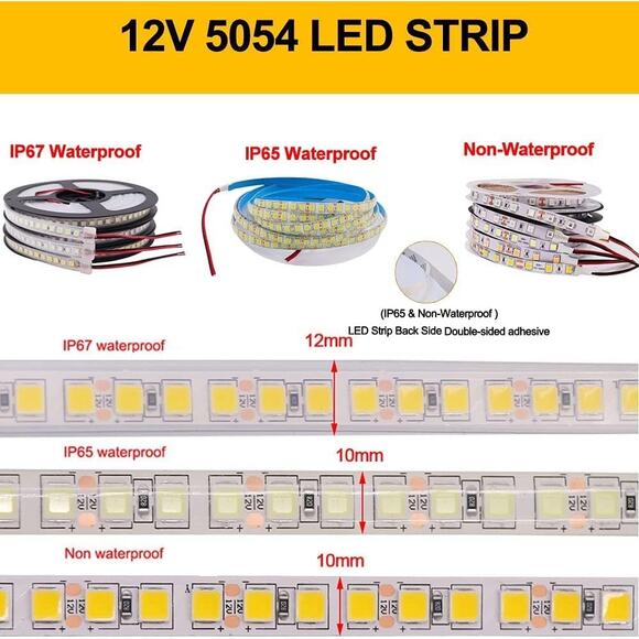 16.4ft LED Flexible Light Strip, 600 Units SMD 5054 LEDs(5050 Upgraded) Pink - Picture 2 of 5